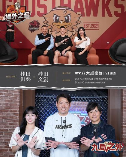 台鋼桂田文創推出多檔原創節目，Wing Stars跨足主持展現全新面貌